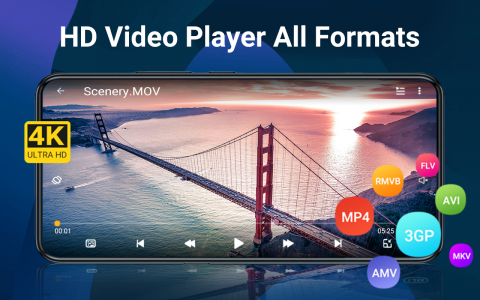 اسکرین شات برنامه Video Player All Format HD 1