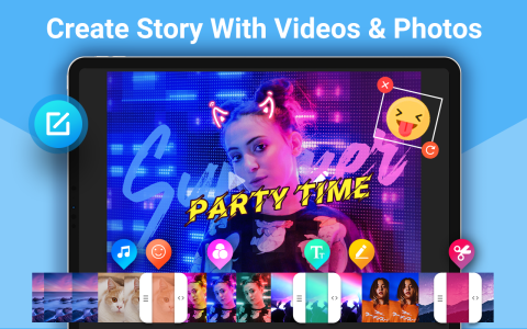 اسکرین شات 8 برنامه Video Maker Music Video Editor