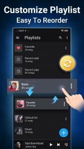 اسکرین شات برنامه Music Player With Equalizer 6