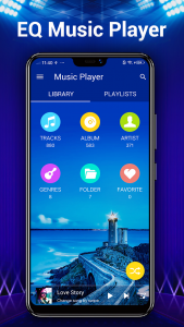 اسکرین شات برنامه Music Player - Mp3 Player 2