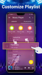 اسکرین شات برنامه Music Player - Mp3 Player 3