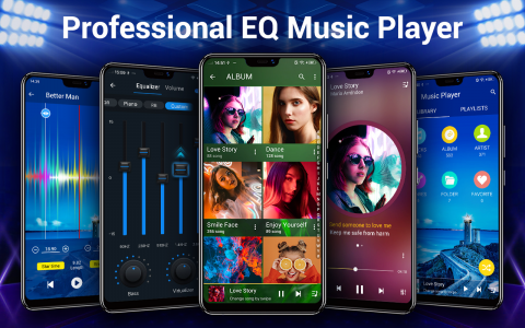 اسکرین شات برنامه Music Player - Mp3 Player 1