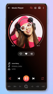 اسکرین شات برنامه Music player 3