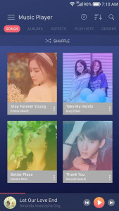 اسکرین شات برنامه Music player 4