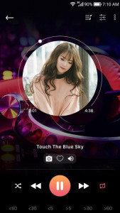 اسکرین شات برنامه Music player 3