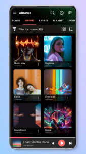 اسکرین شات برنامه Music player 5