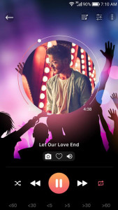 اسکرین شات برنامه Music player 6