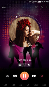 اسکرین شات برنامه Music player 5