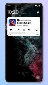 اسکرین شات برنامه Music player 6