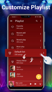 اسکرین شات 6 برنامه Music - Mp3 Player