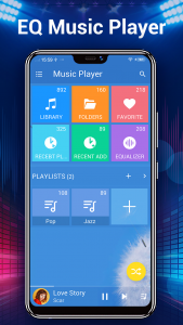 اسکرین شات برنامه Music Player - Audio Player 2