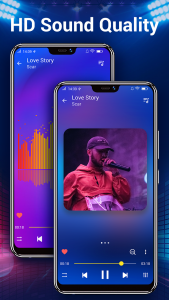 اسکرین شات برنامه Music Player - Audio Player 3