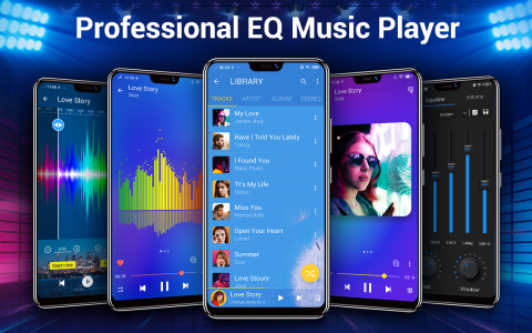 اسکرین شات برنامه Music Player - Audio Player 1