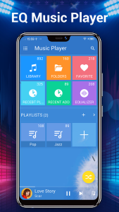 اسکرین شات 2 برنامه Music Player - Audio Player
