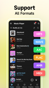 اسکرین شات برنامه Music Player - MP3 Player 2