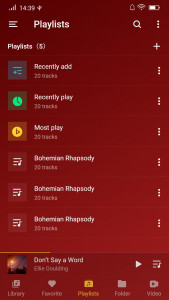 اسکرین شات برنامه Music Player - Audio Player 5