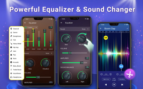 اسکرین شات 3 برنامه Music Player - MP3 Player