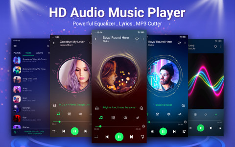 اسکرین شات برنامه Music Player - MP3 Player 1
