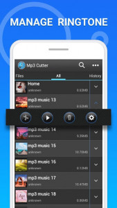 اسکرین شات برنامه MP3 Cutter 2
