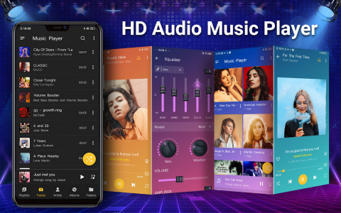 اسکرین شات برنامه Offline Music Player: Play Mp3 1