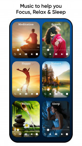 اسکرین شات برنامه Meditation App - Sleep, Relax 4