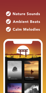 اسکرین شات برنامه Meditation Music: meditate 2