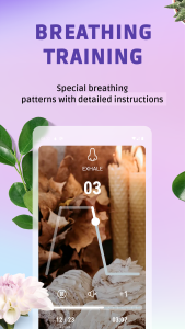 اسکرین شات 5 برنامه Pranaria - Breathing exercises