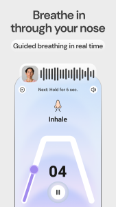 اسکرین شات 4 برنامه Pranaria - Breathing exercises