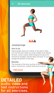 اسکرین شات 5 برنامه Aerobics workout at home