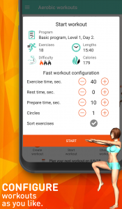 اسکرین شات 4 برنامه Aerobics workout at home