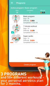 اسکرین شات برنامه Aerobics workout at home 2