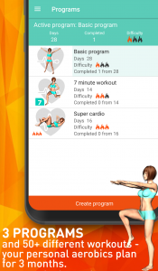 اسکرین شات 2 برنامه Aerobics workout at home