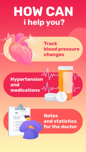 اسکرین شات 2 برنامه Blood Pressure & BP Tracker