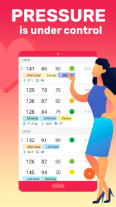 اسکرین شات 3 برنامه Blood Pressure & BP Tracker