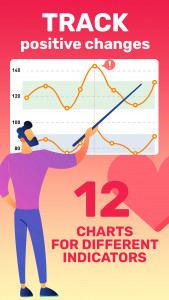 اسکرین شات 5 برنامه Blood Pressure & BP Tracker