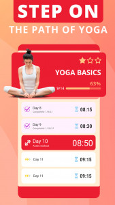 اسکرین شات برنامه Hatha yoga for beginners 4