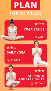 اسکرین شات 2 برنامه Hatha yoga for beginners