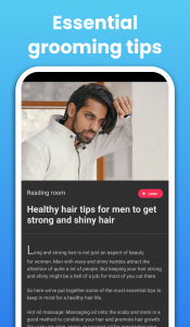 اسکرین شات برنامه Mens Hairstyles And Haircuts 6