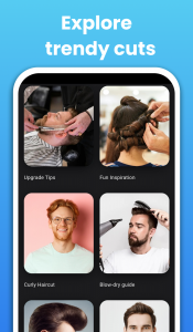 اسکرین شات برنامه Mens Hairstyles And Haircuts 3