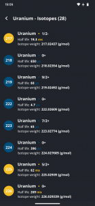 اسکرین شات برنامه Periodic Table 2025: Chemistry 8