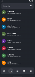 اسکرین شات برنامه Periodic Table 2025: Chemistry 5