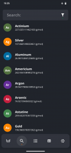 اسکرین شات برنامه Periodic Table 2024: Chemistry 5