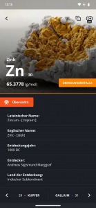 اسکرین شات 4 برنامه Periodensystem 2025 - Chemie