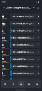 اسکرین شات برنامه Periodic Table 2024: Chemistry 6