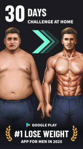 اسکرین شات 1 برنامه Lose Weight App for Men