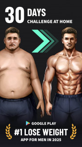 اسکرین شات 1 برنامه Lose Weight App for Men