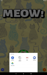 اسکرین شات برنامه Meow Cat Kitten Sound Button 4