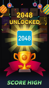اسکرین شات 2 بازی 2048 Merge Games - M2 Blocks