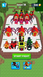 اسکرین شات بازی Spider Train: Craft Merge 4