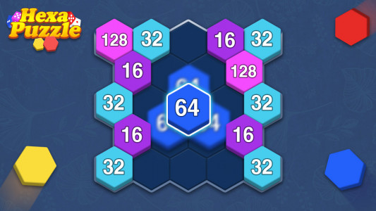 اسکرین شات 1 بازی Merge Block - 2048 Hexa puzzle